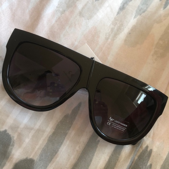 SIN CITY Fashion Oversized BLACK SQUARE Sunglasses main image 4